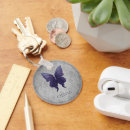 Search for purple butterfly key rings Elegant