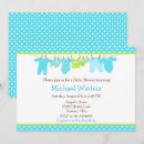 Search for lines and dots invitations Blue