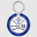Search for hockey player key rings Blue