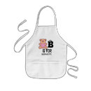Search for monogram b aprons For kids