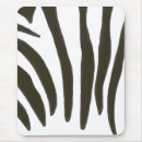 Search for white zebra stripes mousepads Striped