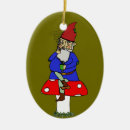 Search for gnome ceramic christmas tree decorations Forest