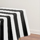 Search for black and white stripe tablecloths Elegant