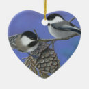 Search for chickadee christmas tree decorations Snow