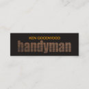 Search for signage business cards Handyman