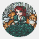 Search for whimsical fox stickers Snow