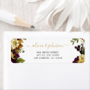 Search for rustic elegant floral return address labels Flowers
