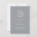 Search for blue and grey christening invitations Baptism