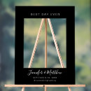 Search for order of the day wedding signs Black and white