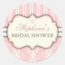 Search for damask bridal shower stickers Elegant