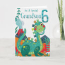 Search for dinosaur 6th birthday cards Fun