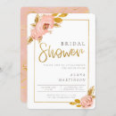 Search for rose gold glitter bridal shower invitations Trendy