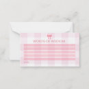 Search for for new parents advice cards Wishes for baby