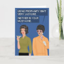 Search for mustache cards Funny