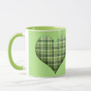 Search for irish heart mugs Green