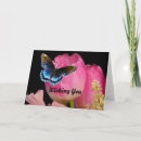 Search for pretty blue birthday cards Pink flowers