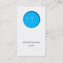Search for blue circle business cards Minimal