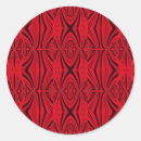 Search for fractal art stickers Red