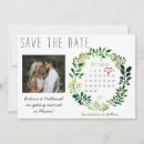 Search for botanical calendar save the dates Watercolor