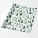 Search for sage green christmas wrapping paper Forest trees
