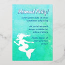 Search for watercolor mermaid invitations Fantasy