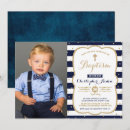 Search for navy blue christening invitations Calligraphy