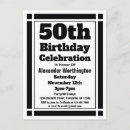 Search for 80th 50th birthday invitations simple