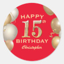 Search for golden era stickers 15th birthday