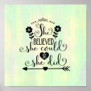 Search for she believed she could art Encouragement