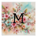Search for monogram posters Watercolor
