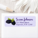 Search for blackberry return address labels Fruit