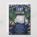Search for camp out birthday invitations Backyard
