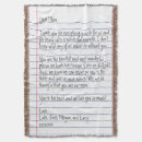 Search for handwritten letters blankets Typography