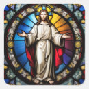 Search for stained glass jesus stickers Christian