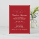 Search for red christmas wedding invitations Formal