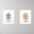 Search for colorful autumn leaves posters Green