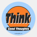Search for good thoughts stickers Inspirational
