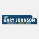 Search for gary johnson for president bumper stickers Weld