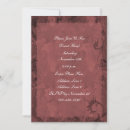 Search for ornate maroon border invitations Formal