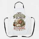 Search for book lover aprons Bibliophile