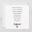 Search for for boyfriend birthday cards Minimalist