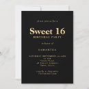 Search for classy sweet 16 invitations Elegant