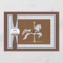 Search for carousel baby shower invitations Blue
