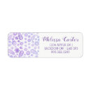 Search for lavender design return address labels Trendy