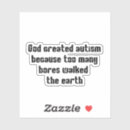 Search for advocacy stickers Autism