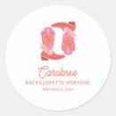 Search for cowboy boot stickers Bachelorette weekend