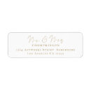 Search for newlywed return address labels Modern