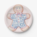 Search for gingerbread man plates Girl