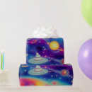 Search for cosmic wrapping paper Galaxy