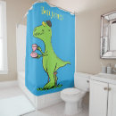 Search for dinosaurs shower curtains Illustration